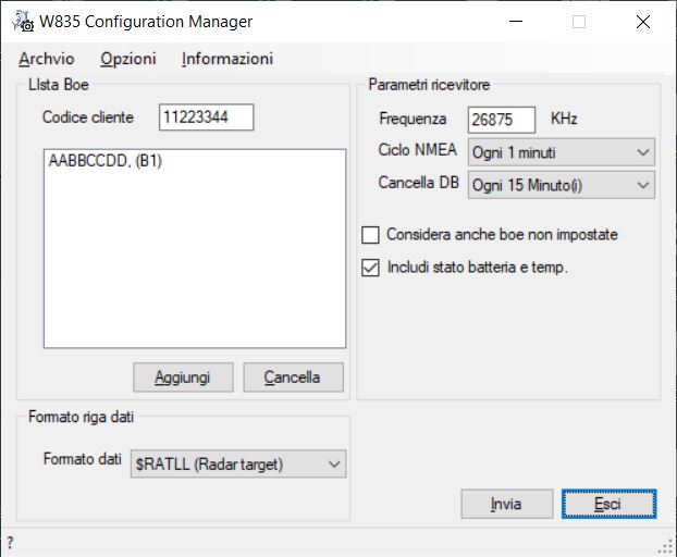 W835 Config Manager